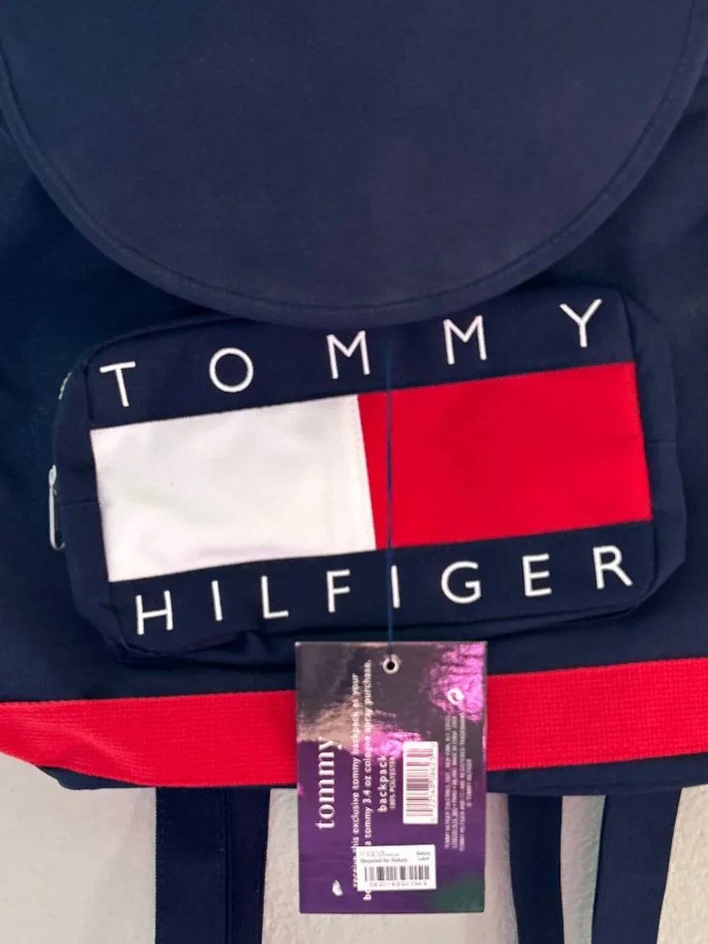 NWT TOMMY HILFIGER ~ VINTAGE Y2K BACKPACK ~ FLAG